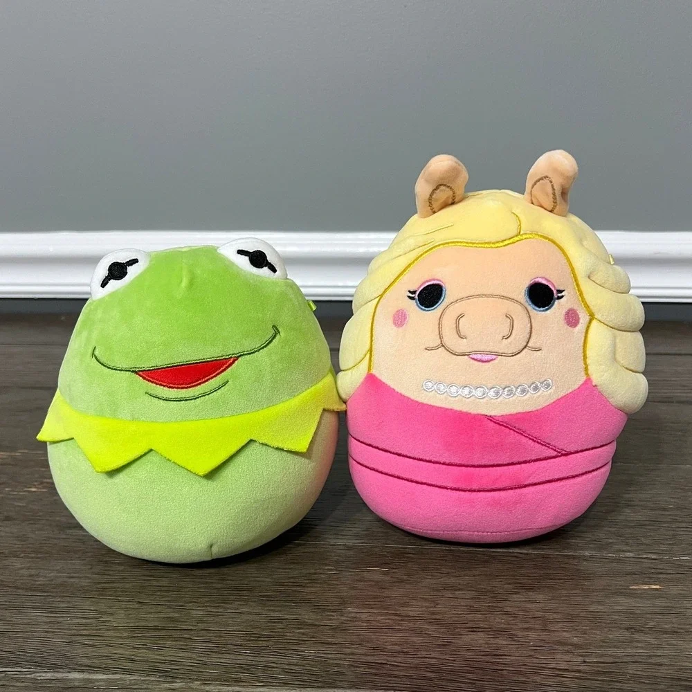 Squishmallows Muppets‎ Kermit & Miss Piggy 6.5
